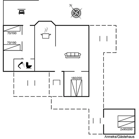 Сasa de vacaciones Helwigh - 330m From The Sea By Interhome *